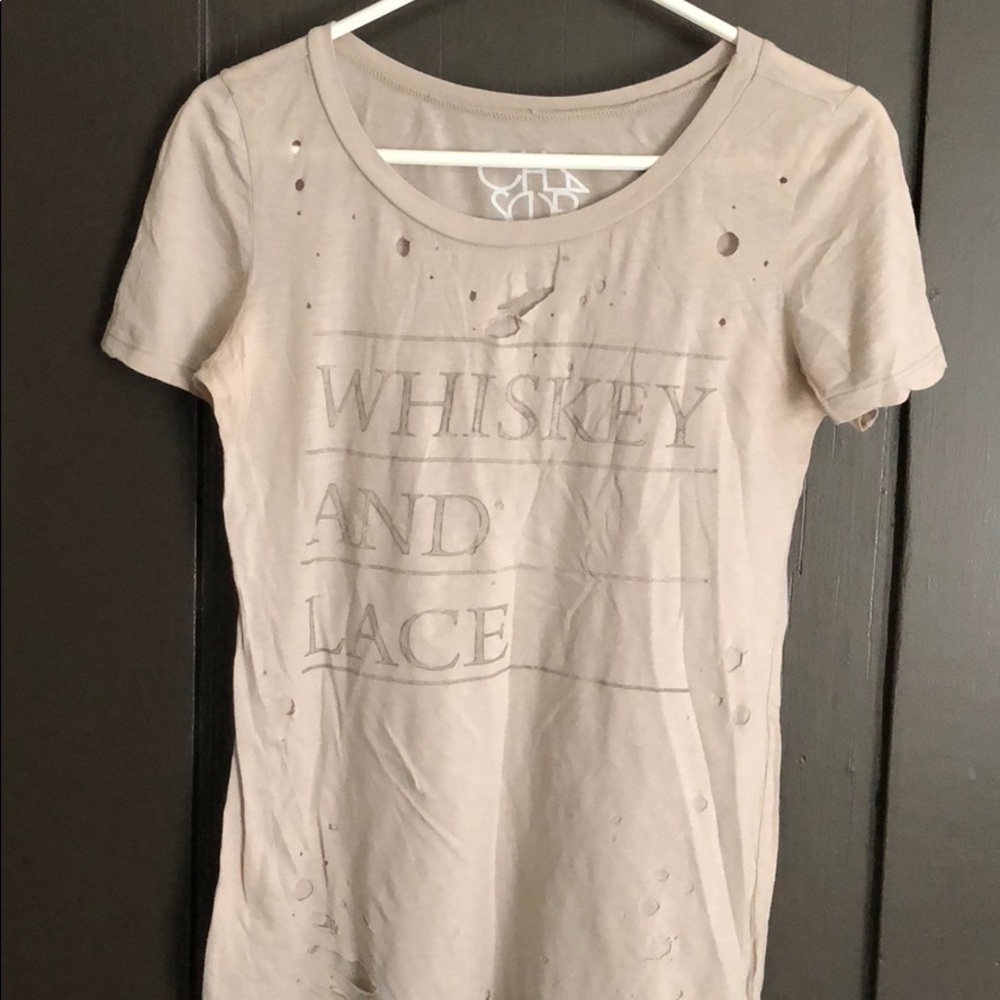 Chaser - whiskey and lace tee
